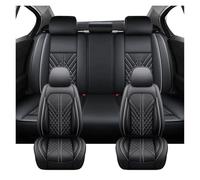 NYSGMVBDOFH Car Seat Cushions For Jazz For Vezel Luxury Universal Interior Accessories FUll Set Car Seat Covers Front Rear Seat Protectors(Black White)