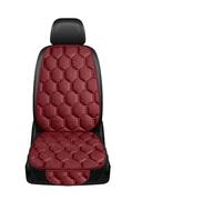 NYSGMVBDOFH Car Seat Cushions For SKODA For Fabia For Rapid For Yeti Combi Karop Plush Car Seat Cover Cushion And Backrest Front Rear Seat Protectors(Red)