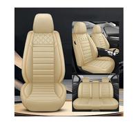 NYSGMVBDOFH Car Seat Cushions For SKODA For Octavia For Kodiaq For Superb Wagon Accessories Full Coverage Car Seat Cover Front Rear Seat Protectors(Beige A)