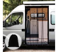 NYSLDSCO Campervan Door Bug Screen for Vauxhall Combo Life (K9 2018-2025 2026), Heavy Duty Mesh Panel Magnetic Closure Ventilation Accessory,210 * 150-Middle door