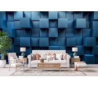 NYSMGS Abstract Geometry Photo Wallpaper 3D Wall Mural, Nonwoven Wall Paper Murals Wall Art for Bedroom Living Room Office Home Decor, Modern Industrial Style Wallpaper 150x105cm Poster Picture 5C161