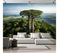 NYSMGS Baobab Photo Wallpaper Mural 250 x 175 cm, 3D Panoramic