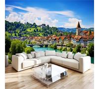 NYSMGS Feature Wall Mural 250 x 175 cm, Turquoise River Photo Wallpaper