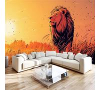 NYSMGS Lion Photo Wallpaper Mural 400 x 280 cm, 3D