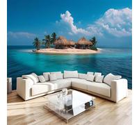 NYSMGS Ocean Landscape Photo Wallpaper 3D Wall Mural, Nonwoven Wall Paper Murals Wall Art for Bedroom Living Room Office Home Decor, Islands Beaches Wallpaper 200x140cm Poster Picture 4H652