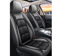 NYSQOFMB Accessories Interior For HYUNDAI For Tucson For Santa FE I30 I40 For Veloster For Genesis Universal Car Seat Cover Car Seat Covers(Red-Brown-Panel)