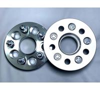 NYSQOFMB Auto Wheel Spacers 2pcs 25mm Hubcentric Wheel Adapters Spacers PCD 5x100 Hub Centric 57.1mm Lug Studs M12x1.5 Widening Separadores Hubcentric Wheel Spacers