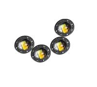 NYSQOFMB Brake Light LED Pods Light Car Flush Mount Work Lamp Tail Bumper Reverse Light 12/24V For Polaris Offroad ATV Truck(4pcs Round Light)