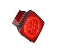 NYSQOFMB Brake Light LED Trailer Brake Tail Light Stop Turn Lights Assembly Square Waterproof for Truck Marine Boats