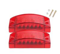 NYSQOFMB Brake Light Trailer Blinker Tail Light LED Strobe Brake Lamps for Bus Truck Lorry 6inch Rear Flowing Turn Signal Lights 12V 24V Sidelights(2pcs Red Light)