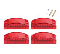 NYSQOFMB Brake Light Trailer Blinker Tail Light LED Strobe Brake Lamps for Bus Truck Lorry 6inch Rear Flowing Turn Signal Lights 12V 24V Sidelights(4pcs Red Light)