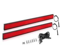 NYSQOFMB Brake Light Ultra Slim LED Strip Light 12V Red Brake Taillight Ultra-thin DRL Driving Tail Lamp Rear Clearance for Touring Car 15 Inch