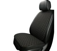 NYSQOFMB Breathable Flax Car Seat Cover Fors All Soft Front Covers With Non-Slip Protector Universal Fits Most Car Seat Covers Set(Single Golden L)
