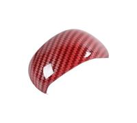 NYSQOFMB Car Accessories for Suzuki for Jimny JB74 2019-2022 Car Gear Shift Knob Head Decoration Cover Sticker Interior Mouldings Vehicle Interior(Red Carbon Fiber)