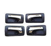 NYSQOFMB Car Handle Cover 4Pcs/lot Chrome ABS Plastic Black Auto Interior Inside Door Handle for Accord 3 Stypes 4th 6th Generation Assist Handle(Set A 4th)
