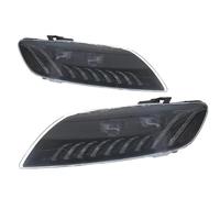 NYSQOFMB Car Headlight 2pc Led Headlights For For Q7 2006-2015 Upgrade Car Styling Front DRL Auto Headlamp Assembly Headlight Covers(With AFS,06-09)