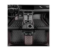 NYSQOFMB Car Mats For SR6-b5 2002 2003 2004 2005 2006 2007 2008 2009 Set Waterproof Luxury Leather Floor Liners Full Coverage Car Floor Mats Floor Mat Set Complete(Style 2 Coffee Black)