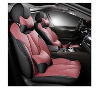 NYSQOFMB Car Seat Cover 7 Seats For Mercedes For Benz For GL GLS450 GLS550 GLS350 GLS350d GLS400 GLS500 GLS320 Protectors Car Seat Covers(BLACK PINK LUX)