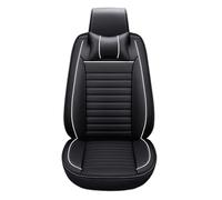NYSQOFMB Car Seat Cover Leather Auto Accessories For Fiat All Models For Palio For Viaggio For Ottimo For Bravo For Freemont Styling Car Seat Covers(Black white pillow 1)