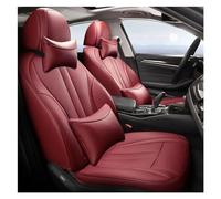 NYSQOFMB Car Seat Cover Leather For Skoda For Octavia A5 A7 For Fabia For Rapid For Kodiaq For Superb For Yeti Accessories Protectors Car Seat Covers(WINE RED LUX)
