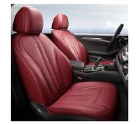 NYSQOFMB Car Seat Cover Leather For Skoda For Octavia A5 A7 For Fabia For Rapid For Kodiaq For Superb For Yeti Accessories Protectors Car Seat Covers(WINE RED)