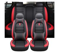 NYSQOFMB Car Seat Protector Car Seat Cushion Cover Full Set Leather Accessories Interior For Nissan For Qashqai For J10 J11 Waterproof(Red pillow)