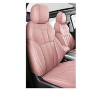 NYSQOFMB Car Seat Protector For Bmw For X5 E53 2004 2005 Leather Car Seat Cover Set Interior Details Auto Accessories Waterproof(Light pink)