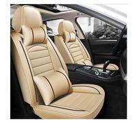 NYSQOFMB Car Seat Protector For Jeep For Grand For Cherokee For Wrangler For Commander For Compass Car Seat Cover Leather Waterproof(Beige pillow)