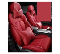 NYSQOFMB Car Seat Protector For Land For Rover For Discovery Sport For Freelander 2 For Defender For Evoque Custom Car Seat Cover Set Waterproof(RED LUX)