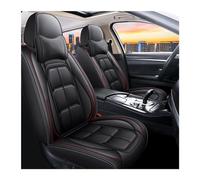 NYSQOFMB Car Seat Protector For Mazda For Axela 2 5 6 8 For Atenza For CX-7 For CX-3 For MX-5 For CX-8 For CX-30 Car Seat Cover Leather Waterproof(Black red pillow)