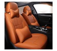 NYSQOFMB Car Seat Protector For VW For Phaeton For Caddy For EOS Custom Car Seat Cover Car Styling Waterproof(ORANGE LUX)