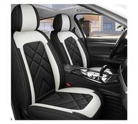 NYSQOFMB Car Seat Protector Full Five-seat Leather Car Seat Covers All-encompassing Universal Seat Covers Cushions Four Seasons Waterproof(WHITE)
