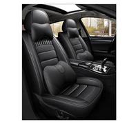 NYSQOFMB Car Seat Protector Leather Car Seat Cover Capes Full Set Auto Interior Accessories For Mazda 3 Waterproof(Black,Deluxe Edition)