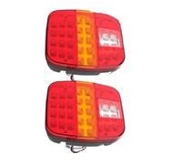 NYSQOFMB Car Tail light 39 Led Trailer Tail Light Stud Mount Combination Stop Taillight For Jeep CJ YJ JK For Wrangler 12V 24V Rever Lights(2 pcs)