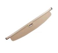 NYSQOFMB Car Trunk Retractable Cargo Cover For Nissan For Qashqai J11 For Rouge For Sport MK2 2013-2020 2021 2022 Car Trunk Curtain(Beige)