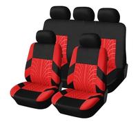 NYSQOFMB Embroidery Car Seat Covers Set Organizer Universal For Hyundai For Ai 20 Protectors Car Seat Covers(Red full set)