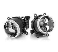 NYSQOFMB Fog Light Lamp 3 Inch Fog Light Bi-LED Projector Lens Hi-Lo Beam Lamp Lenses Driving 6000K For Accord For CR-V(2pcs Style B)