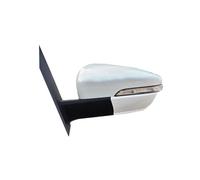 NYSQOFMB For Lifan X50 530 Car Exterior Wing Door Side Mirror Assembly Assy Rearview Mirror Cover Frame Glass Lens Turn Signal Light Lamp Reverse Mirror Assembly(White Left)