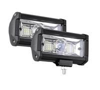 NYSQOFMB Headlight Cover Replacement Car Work Light LED Offroad 4x4 Spotlights Fog Lamp Diode Headlight SUV ATV Tractor Boat Trucks Excavator Bar 12V 24V(30W 2PCS)