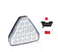 NYSQOFMB LED Car Brake Tail Light Triangle Red Reversing Stop Flash Warning Fog Lights Anti-collision Auto Singal Lamp Universal 12v High Level Brake Light(WHITE)