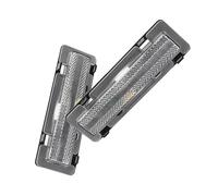 NYSQOFMB Mirror Indicator Light 1 Pair For Pontiac For Firebird 1982-1992 LED Car Side Turn Signal Lights LED Amber Brighter Lights Side Turn Signal Light