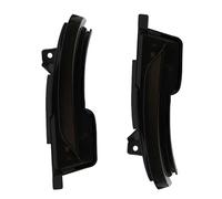 NYSQOFMB Mirror Indicator Light 2Pcs Rearview Mirror Indicator Light LED Smoked Lens Dynamic Side For Mustang 2015-2021 Car Accessories