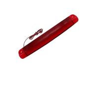 NYSQOFMB Mirror Indicator Light Car 18Leds Brake Rear Light Wing Lamp Side Marker Turn Signal Stop Red Lamp Warning For Trailer Truck Indicator Tail Light(Red Shell)