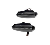 NYSQOFMB Mirror Indicator Light For Kia For Ceed For Estate For Rio 2PCS Dynamic Led Side Marker Turn Signal Flowing Flash Repeater Light(Crystal White)