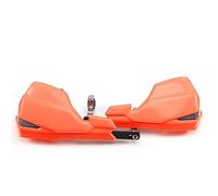 NYSQOFMB Motorcycle Handguards for Kawasaki for SX Moto Dirt Bike Motorcross Handlebar LED Handguards Hand Guards Turn Signals 7/8" 22mm Or 1-1/8 28mm(Orange)