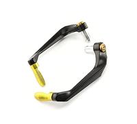 NYSQOFMB Motorcycle Handguards Motorcycle Handguards Hand Guard Motorcycle Modified Parts S for 7/8 Inch Handlebar Universal Motorbike Brake Clutch Guard(Gold)