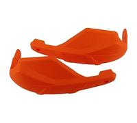 NYSQOFMB Motorcycle Handguards Universal 22mm 28mm Motorcycle Big Hand Guards Handle Protector Handguard Handlebar Protection for Racing Pit Dirt Bike(Orange)