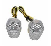 NYSQOFMB Motorcycle Headlight Assembly For Kawasaki ZZR600 ZX12R ZX6R ZX636 ZX9R ZX7R ZX6R Motorcycle LED Turn Signals Light(Clear)