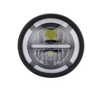 NYSQOFMB Motorcycle Headlight Assembly Universal 7 Inch Led Car Motorcycle Headlight DRL H4 Headlamp For BMW 7.5" Headlights Bracket Motorcycle LED Spotlight(Style A)