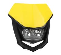 NYSQOFMB Motorcycle Headlights Motocross Halogen Headlight Fairing Universal Motorcycle Dual Sport Headlight Head Lamp Dirt Pit Bike For XR For CRF 150-230 Front Spot Light(HL337-3)